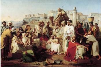 unknow artist Arab or Arabic people and life. Orientalism oil paintings 555